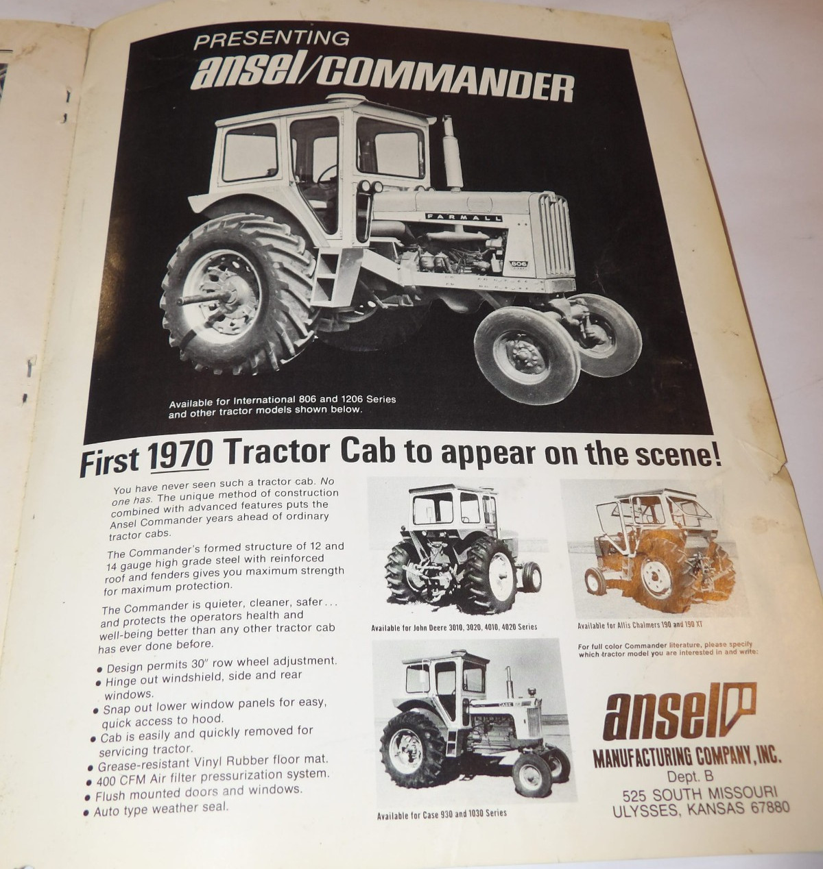 VINTAGE 1968 FARM IMPLEMENT CATALOG~MOWERS/FERTILIZERS/SPRAYERS/TILLERS/SPREADER