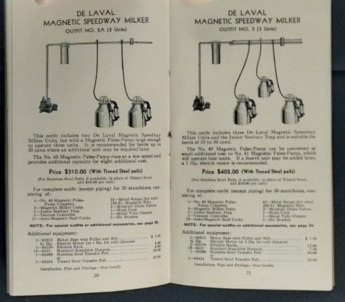 1944 De Laval Price Book Special Dealer Edition DeLaval Separator Co Chicago