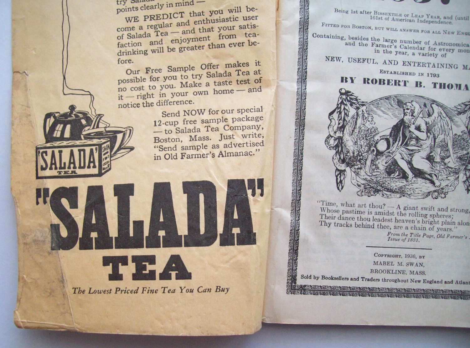 4 Old Farmer&rsquo;s Almanacs 1918, &rsquo;24, &rsquo;29, &rsquo;37