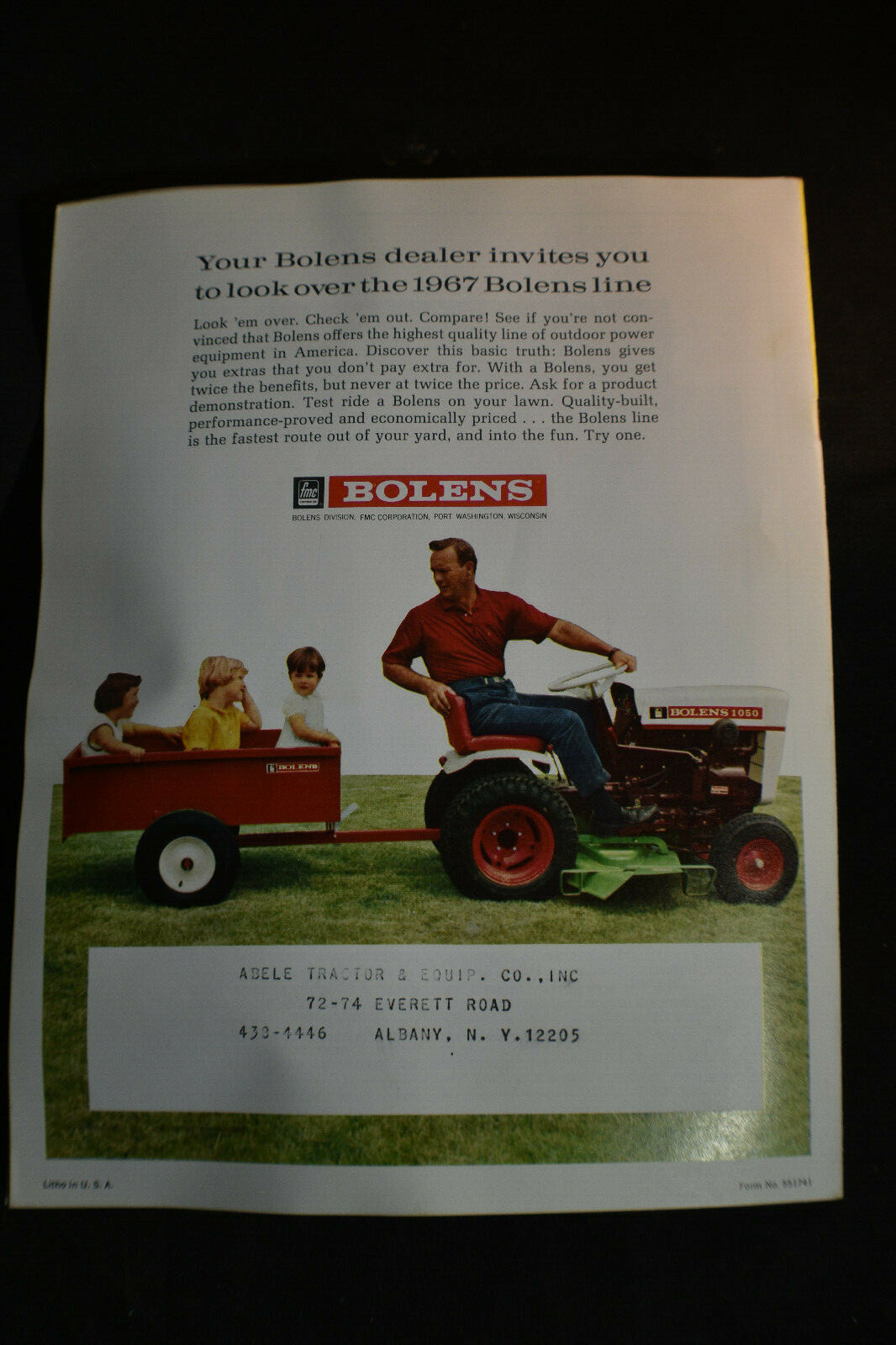 Bolens Husky Tractors Brochure
