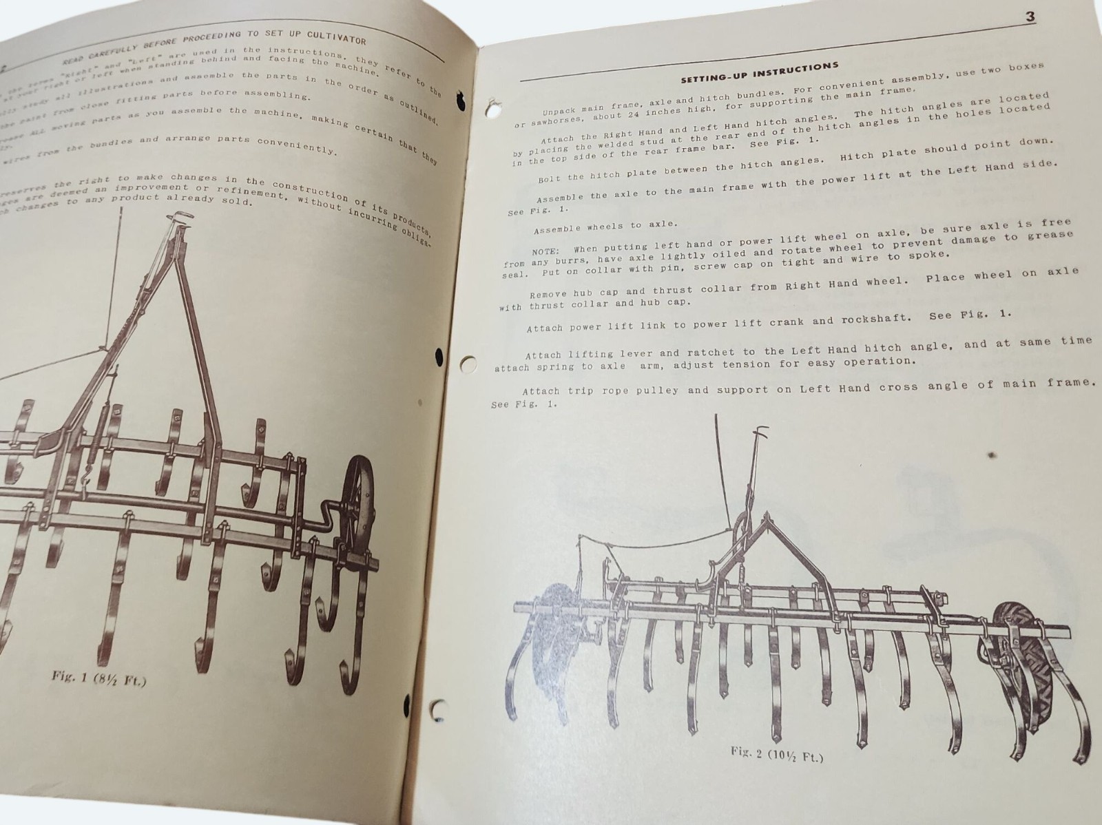 Cockshutt 277 Cultivator Owner Manual Farm Equipment Vintage 1959