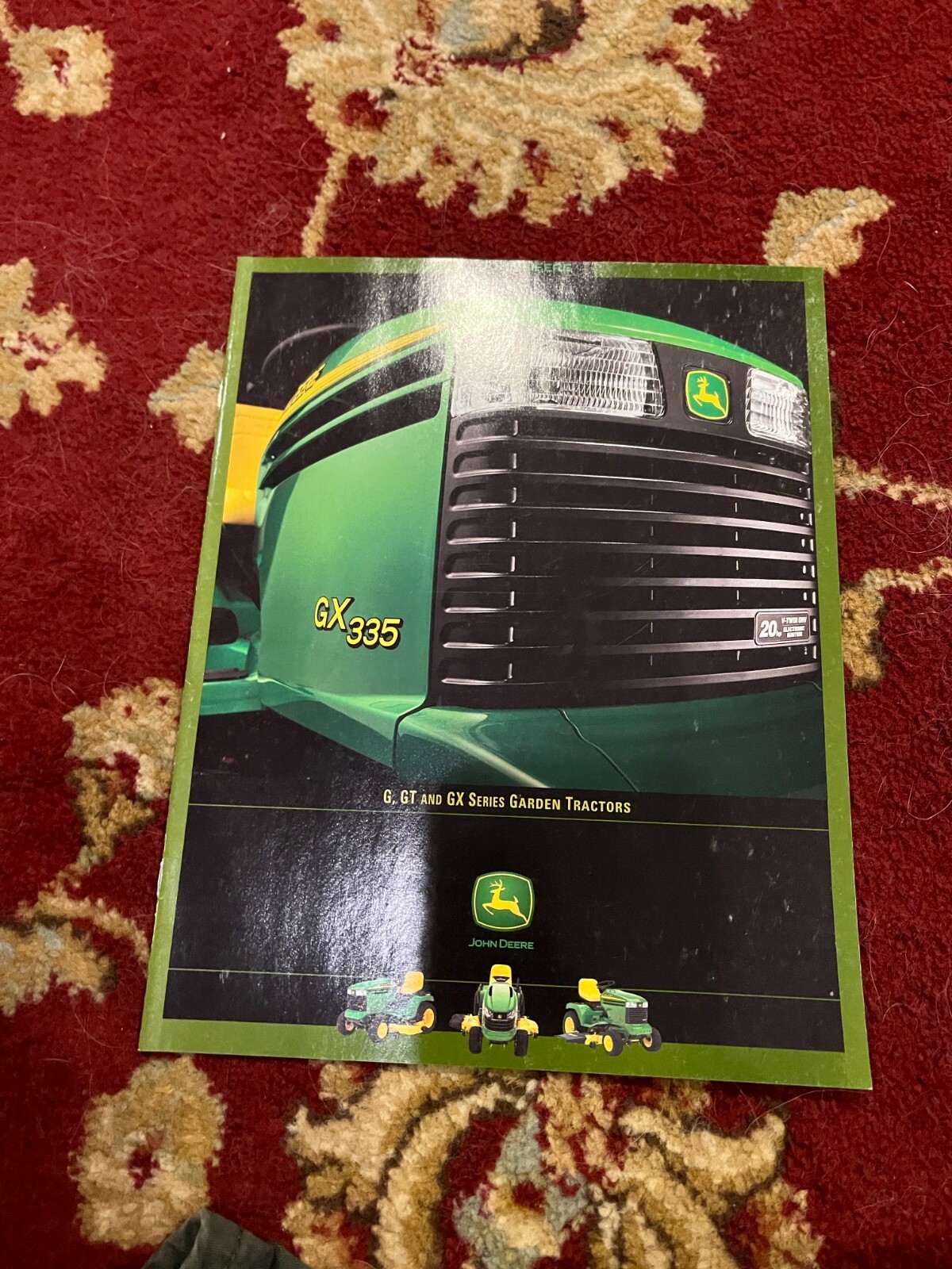 John Deere G GT GX Series Garden Tractor For 2003 Brochure FCCA