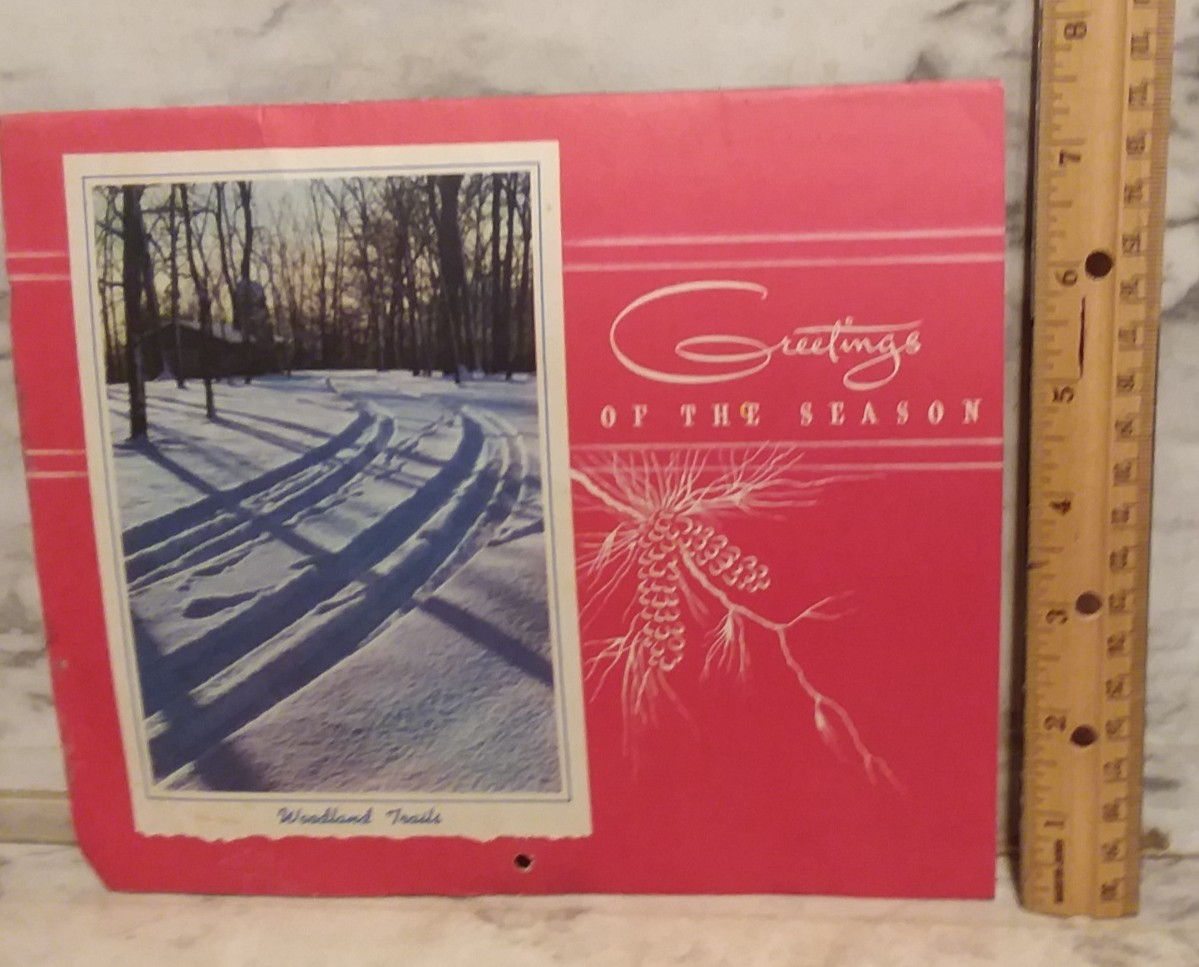 3 Vntg DE LAVAL Cream Separators Graphic Farm Ad WALL Calendars 1943, 1944, 1946