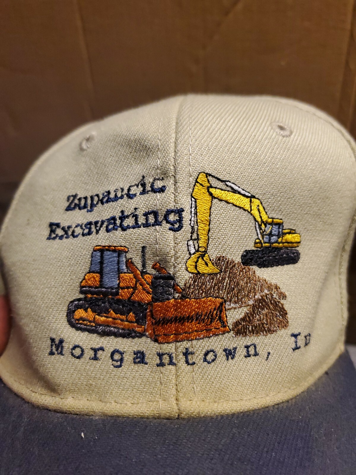 Snap Back Zupancic Excavating Hat / Dozer/ Track Hoe / Dirt Work
