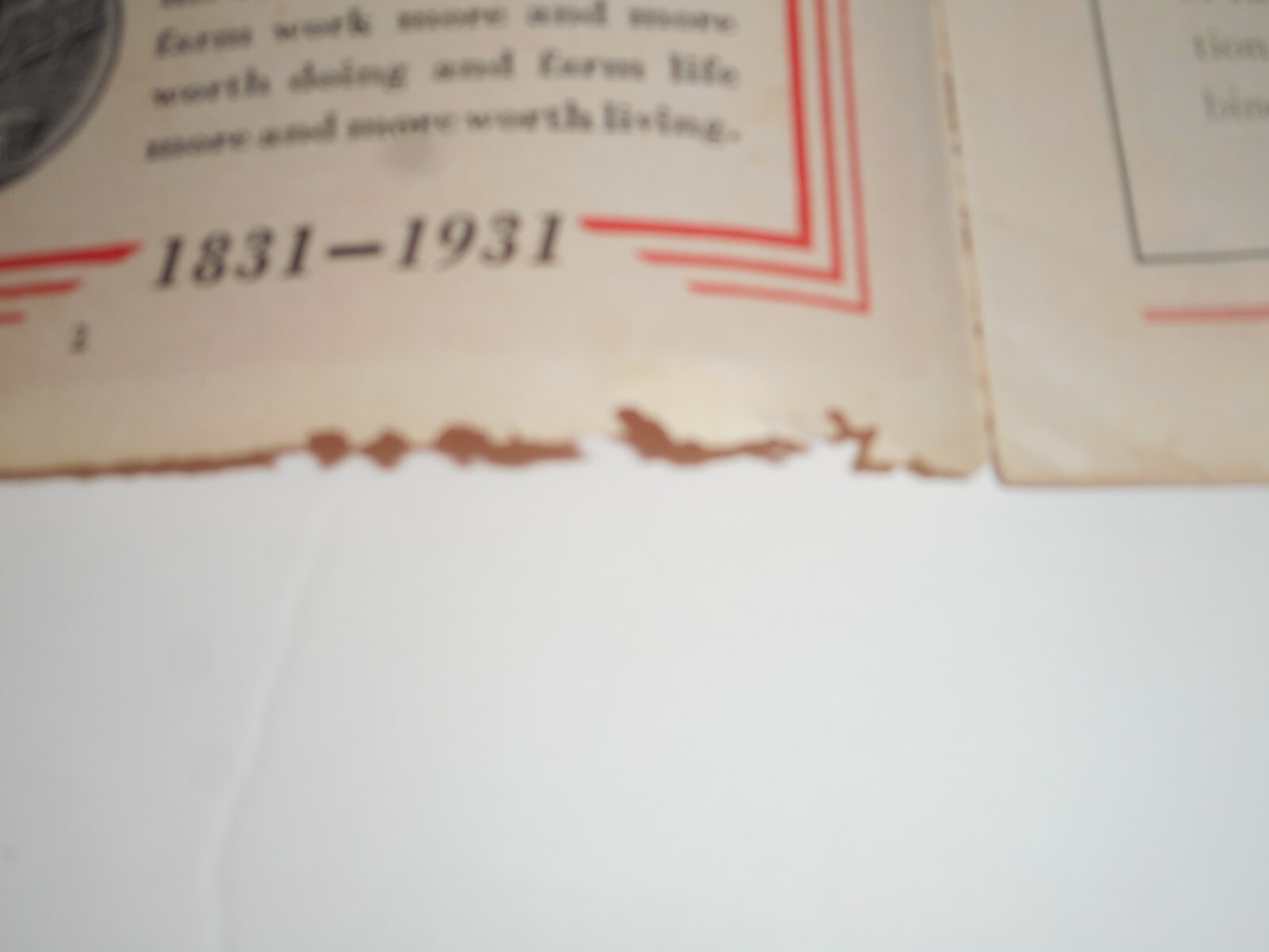 IH MCCORMIC DEERING REAPER CENTENNIAL 1831-1931 Grain Binders Sales Brochure