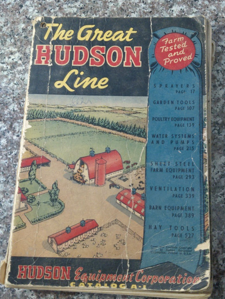*THE GREAT HUDSON LINE SALES CATALOG!! HUDSON EQUIPMENT CORP. CATALOG A-1 Farm