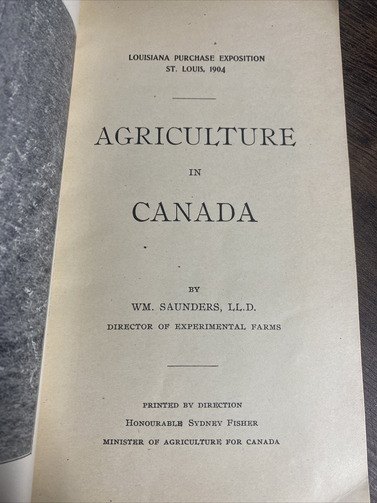 Vintage 1903 Dept of AGRICULTURE IN CANADA Farming Wheat Belt Booklet Brochure