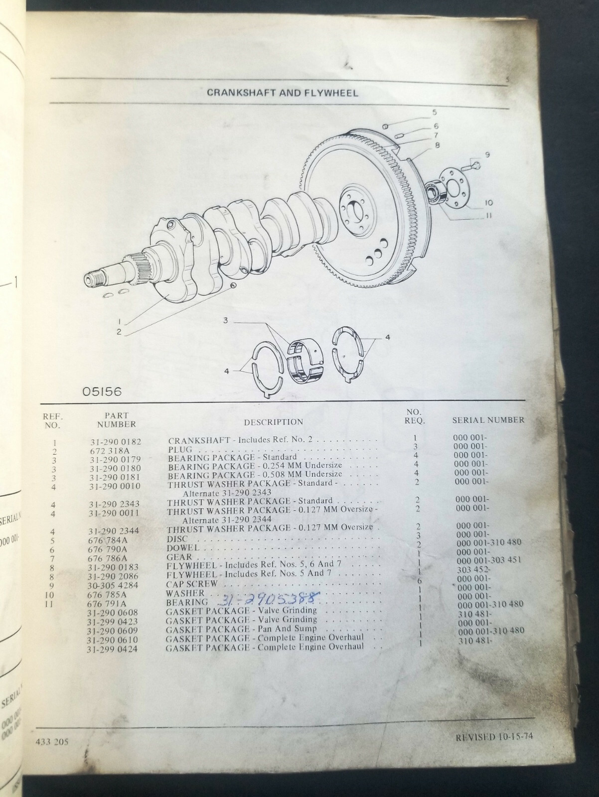 Oliver – Cockshutt Models 1265 and 1270 Tractor Dealer Parts Catalog