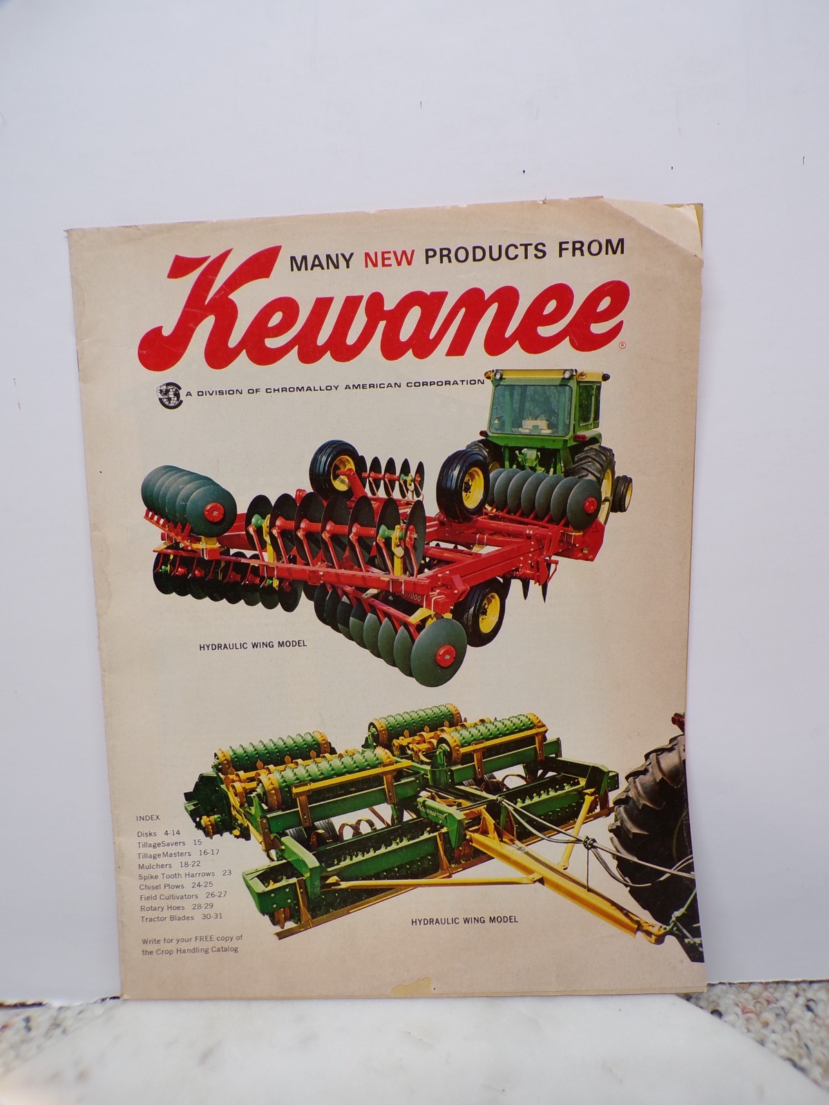 New Products From Kewanee Farm Machinery Dealer Catalog Illinois-Missouri #D1273