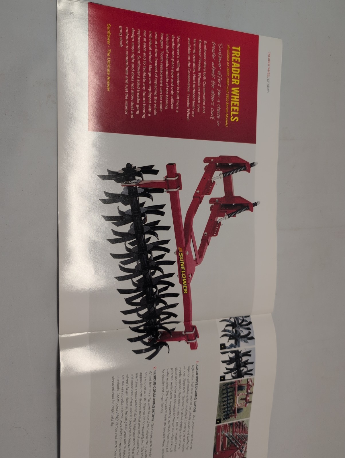 Sunflower Conservation Tillage Sales Brochure *Original Brochure* 2002 Implem