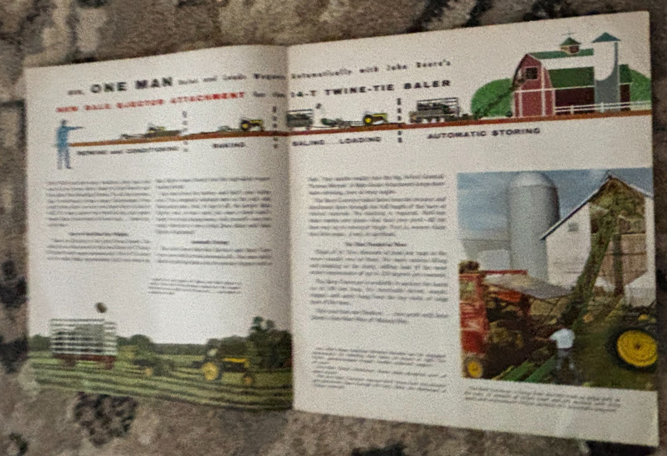 John Deere 14-T Baler For 1959 Brochure DCPA26