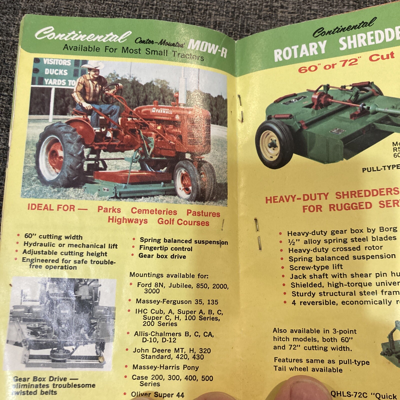 Continental Belton Co Dealer Farm Machinery Advertising Continental Line