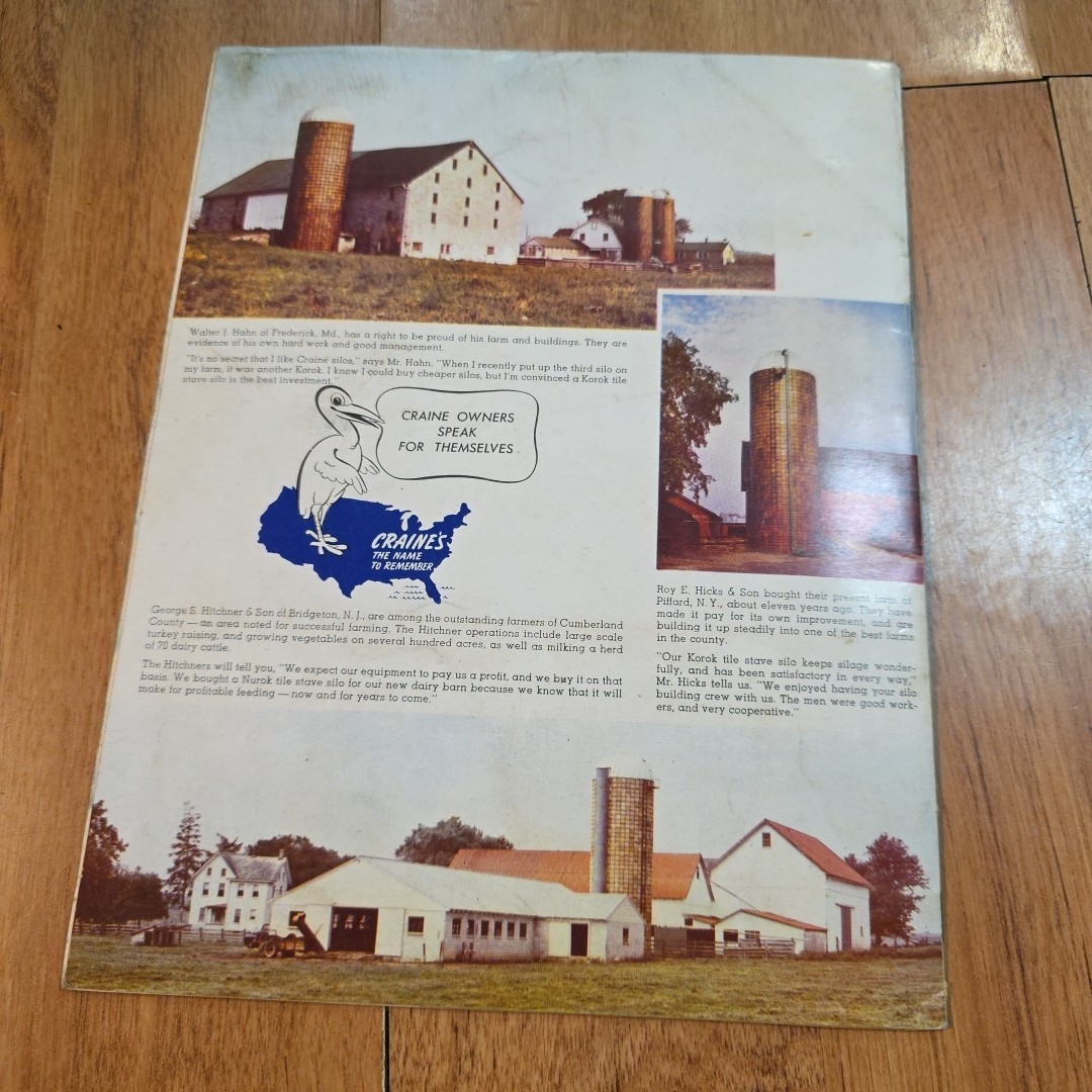 Vintage The Crain Line Farm Silos Sales Brochure – CRAINE SILOS