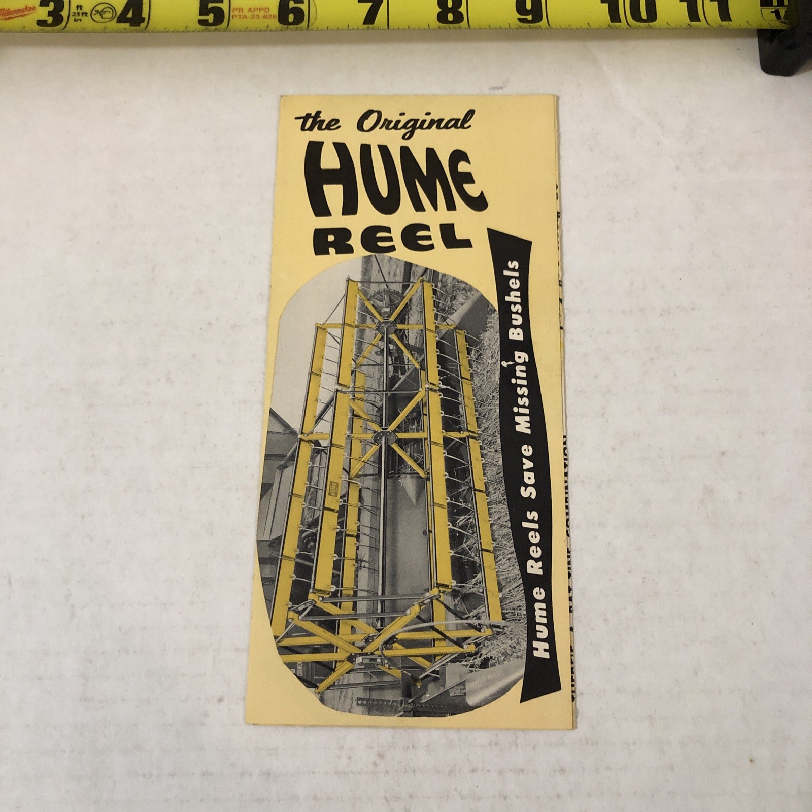 Hume Combine Reels Brochure H.D. Farming Tractor