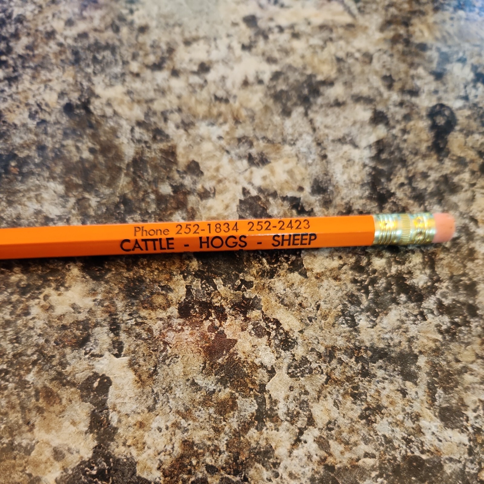 Vintage Siouxland Live Stock Commission Sioux City Iowa Stockyards Pencil