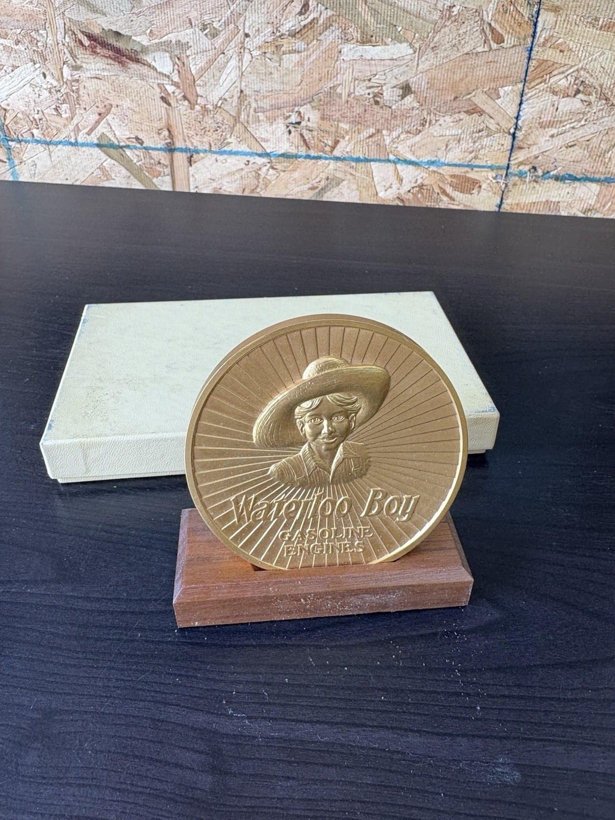 Waterloo Boy Gasoline Engine Medallion 1914-1984 Waterloo Iowa