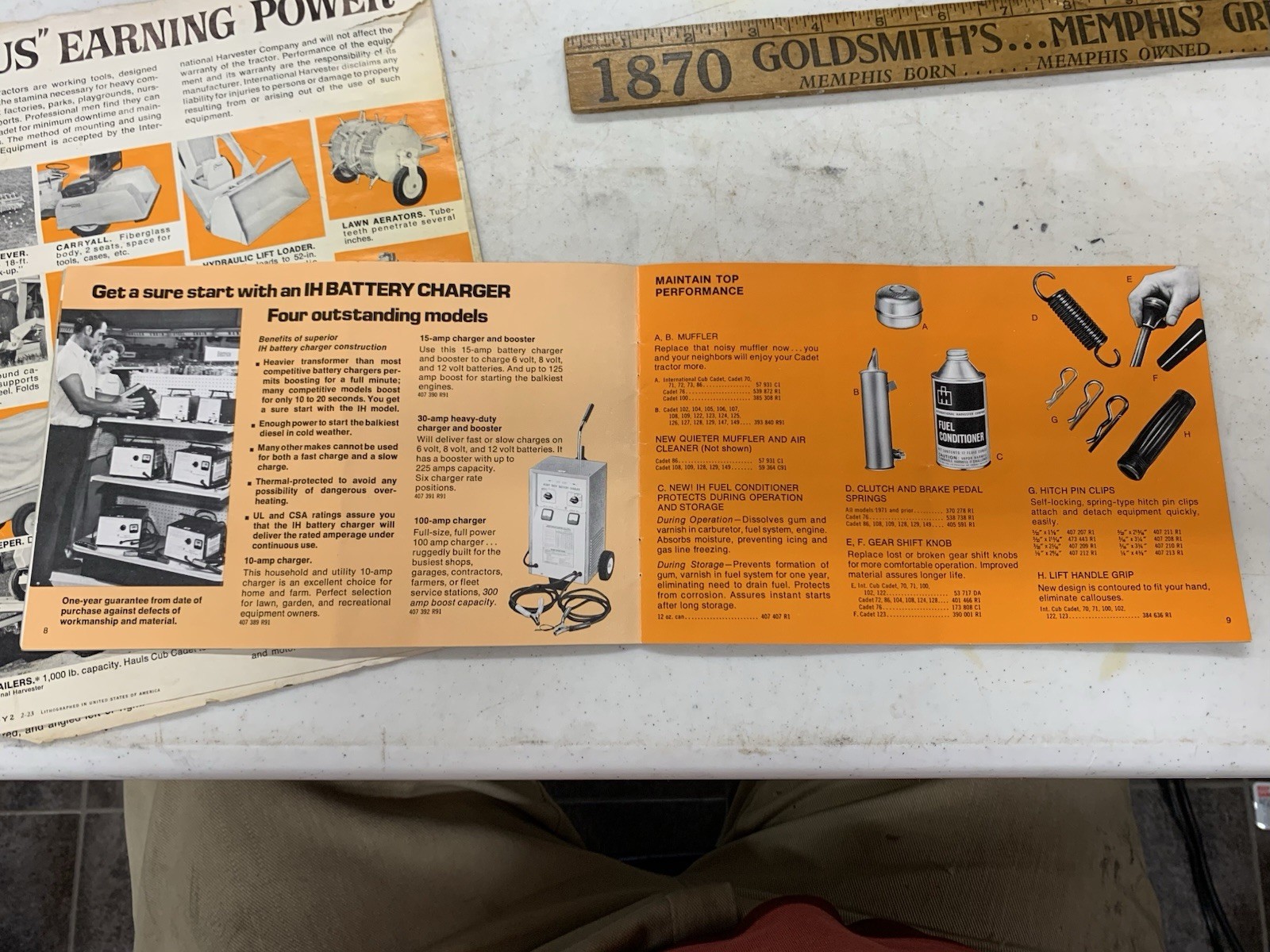 2 Cub Cadet IH Advertisements Prospective Buyers Guide Old Vintage Lawn Mower