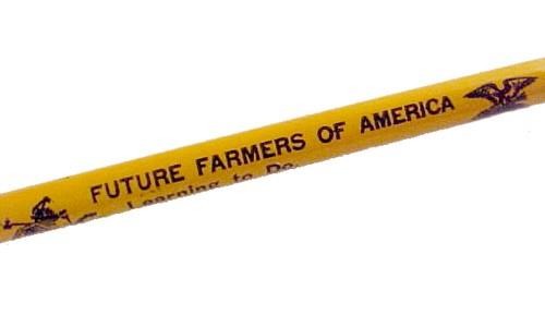 Future Farmers of America Lead Pencil Vintage Agriculture Advertising Souvenir
