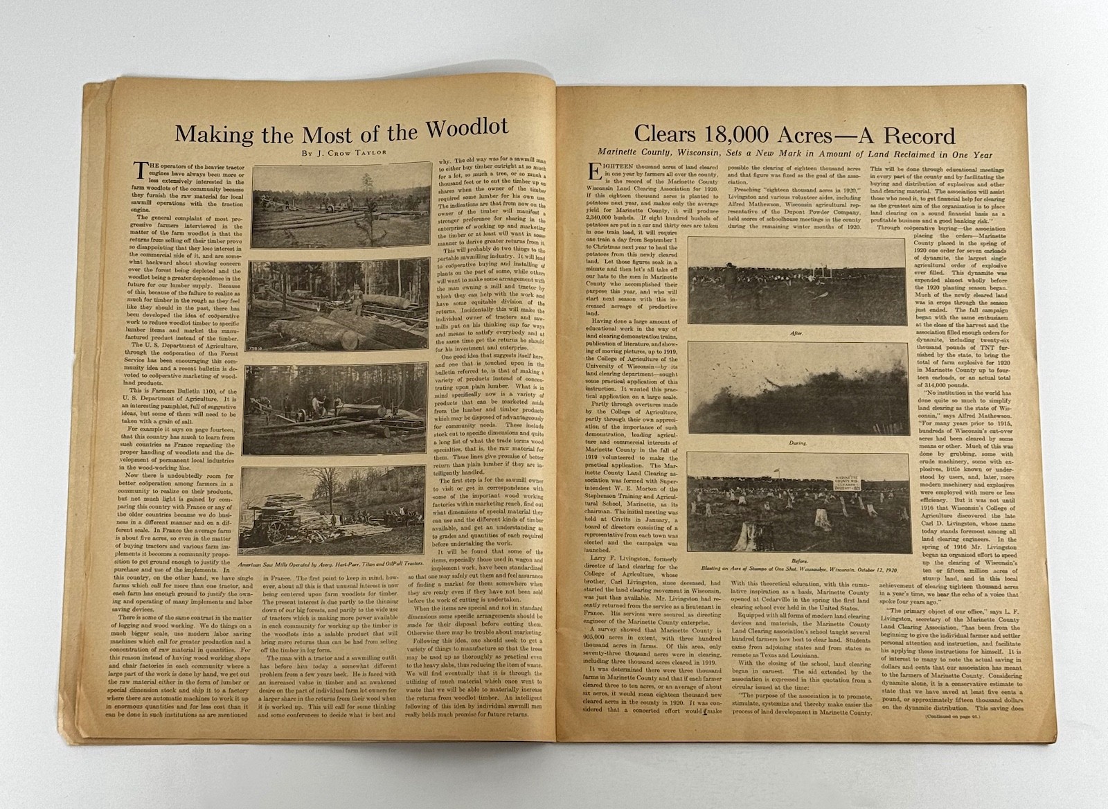 The American Thresherman & Farm Power MAGAZINE November 1920 MADISON, WIS.