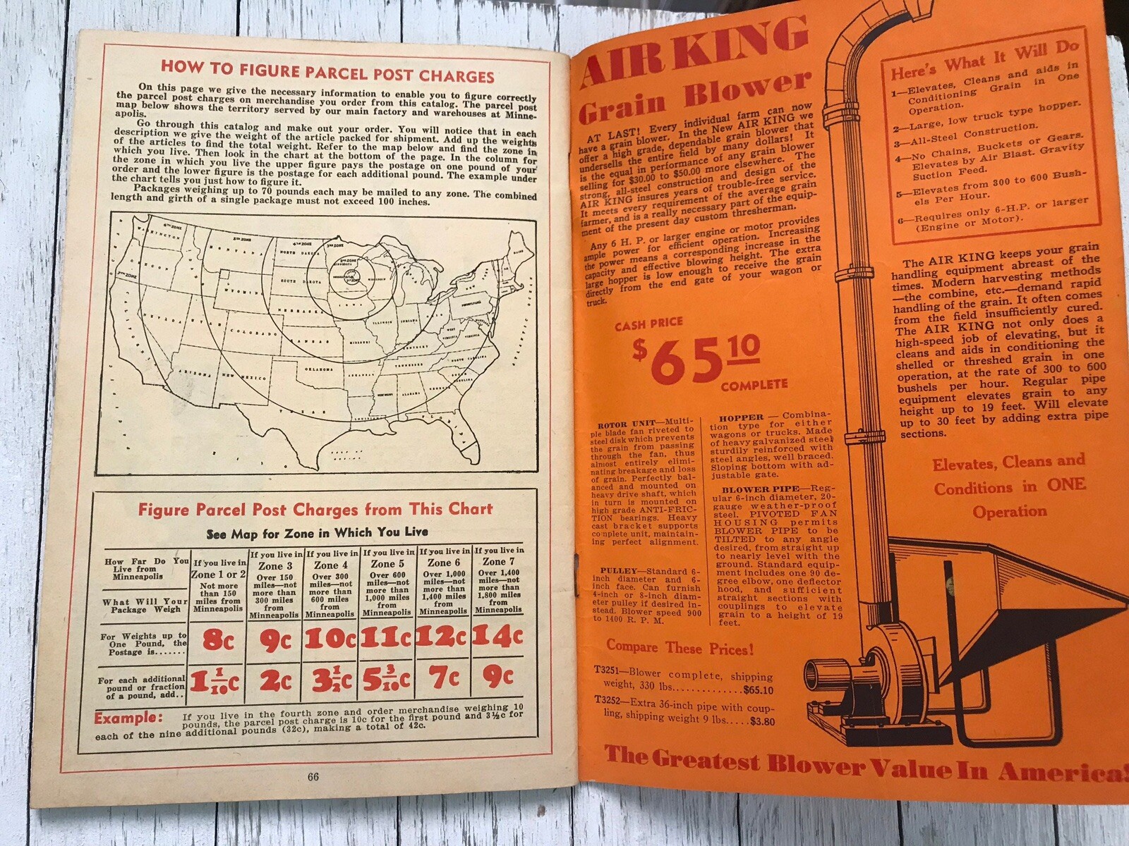 1938 R. R. Howell & Co. Thresher And Power Farming Supplies, Sawmill Catalog