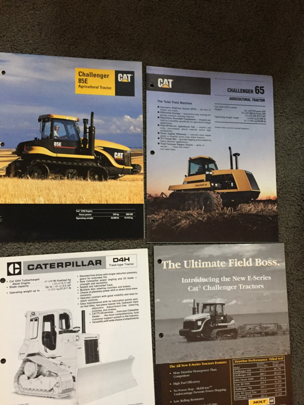 MASSIVE Lot of 43 Caterpillar CAT Industrial equipment brochures Literature