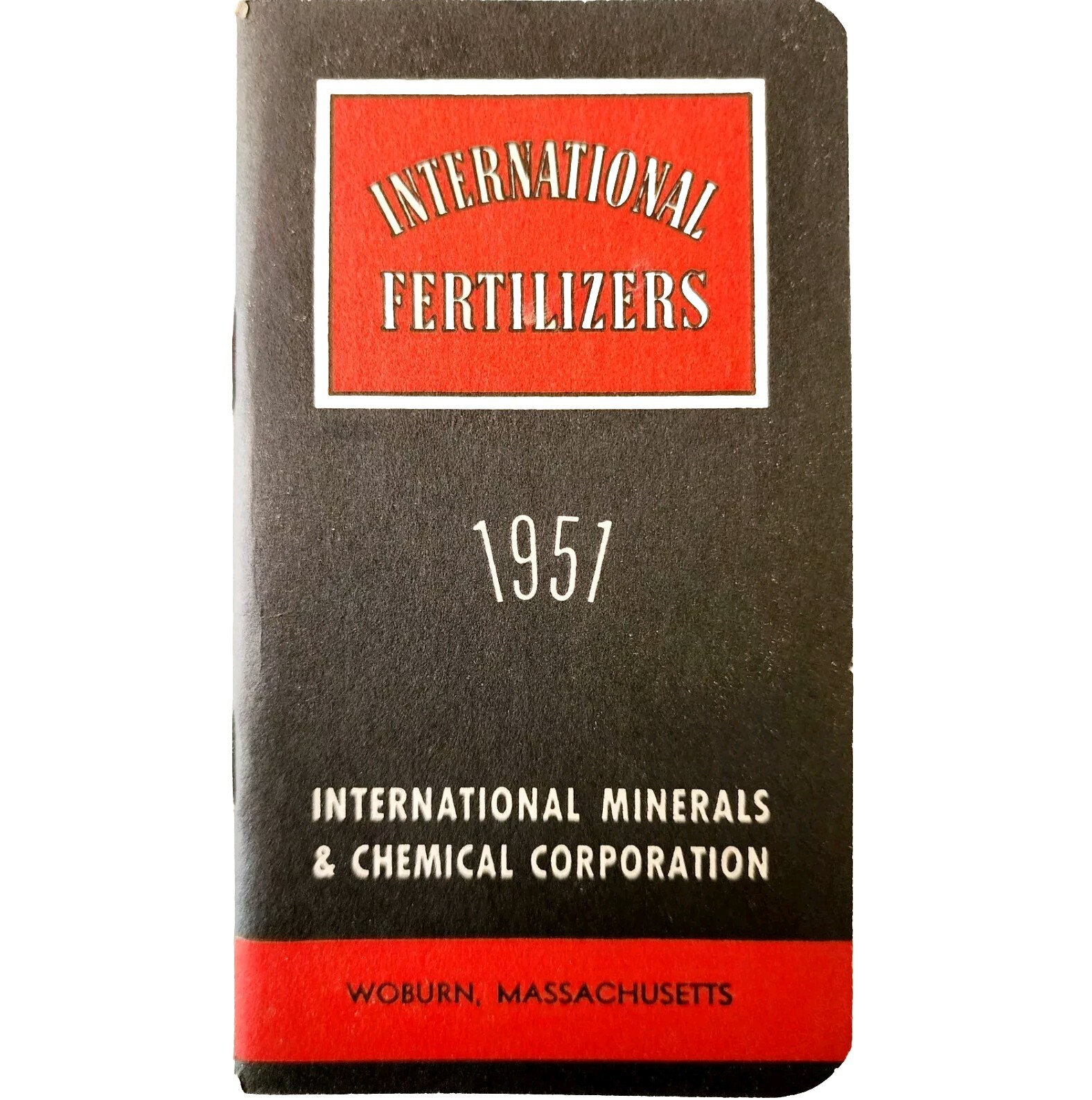 1951 International Fertilizers Memo Book With Calendar Notepad Booklet Mass E85F