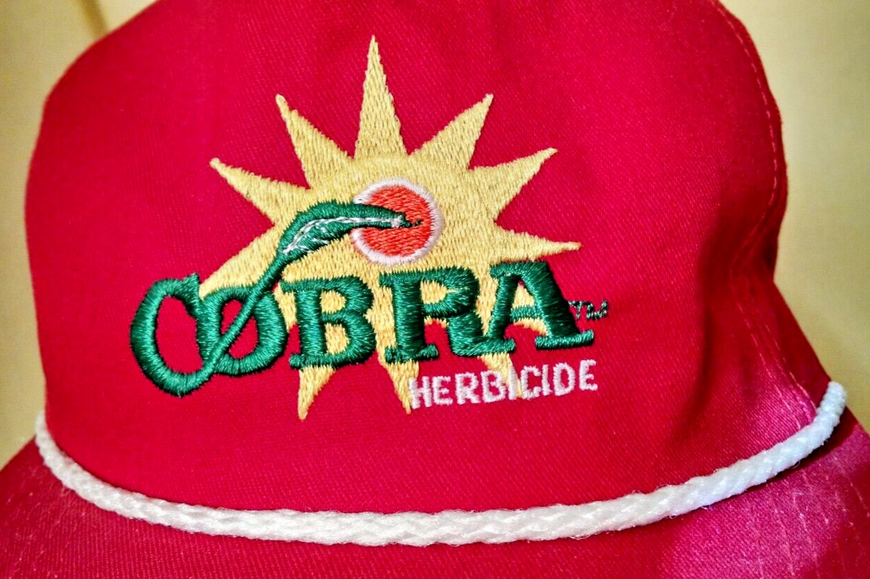 COBRA HERBICIDE HAT RED GUC ADJ SNAPBACK K PRODUCTS BASEBALL BALL CAP FARM PROMO