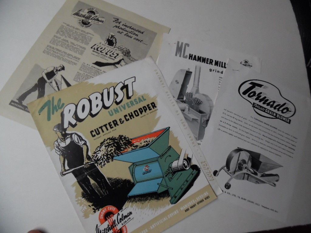 c.1940s Mitchell Colman & Co Ltd Robust Cutter Chopper Hammer Mill Brochure UK