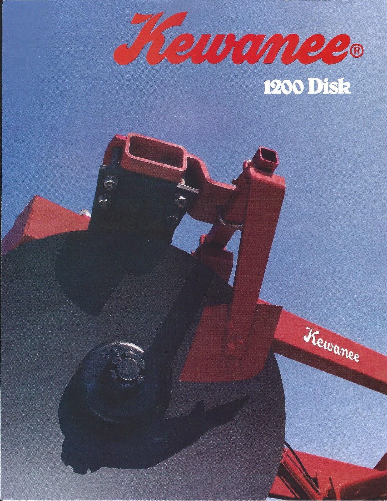Farm Implement Brochure – Kewanee – 1200 – Disk for Tillage Seedbed prep (F6155)