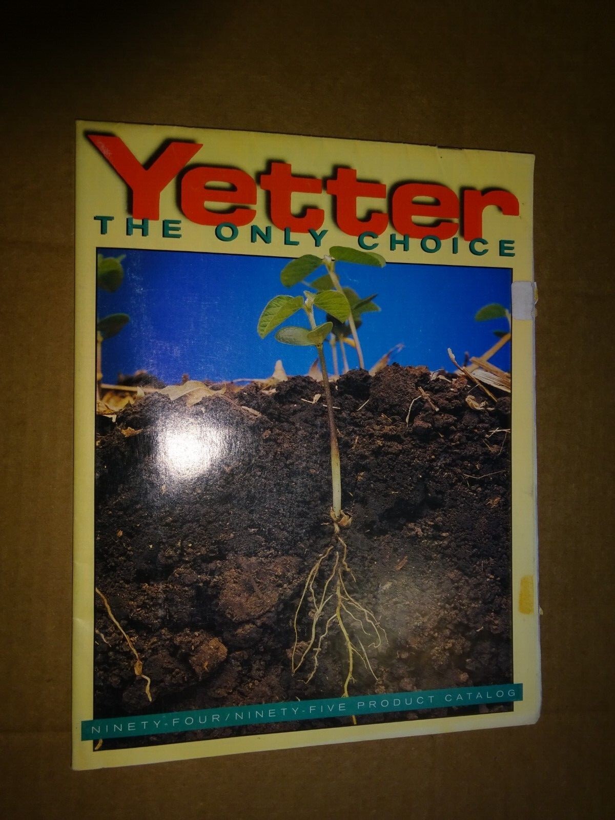 1994 vintage Yetter Farm Equipment Product Catalog publication Brochure