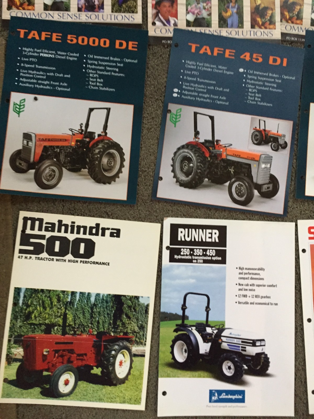 MASSIVE Lot of 113 Mixed &Rare tractor & equipment brochures Literature
