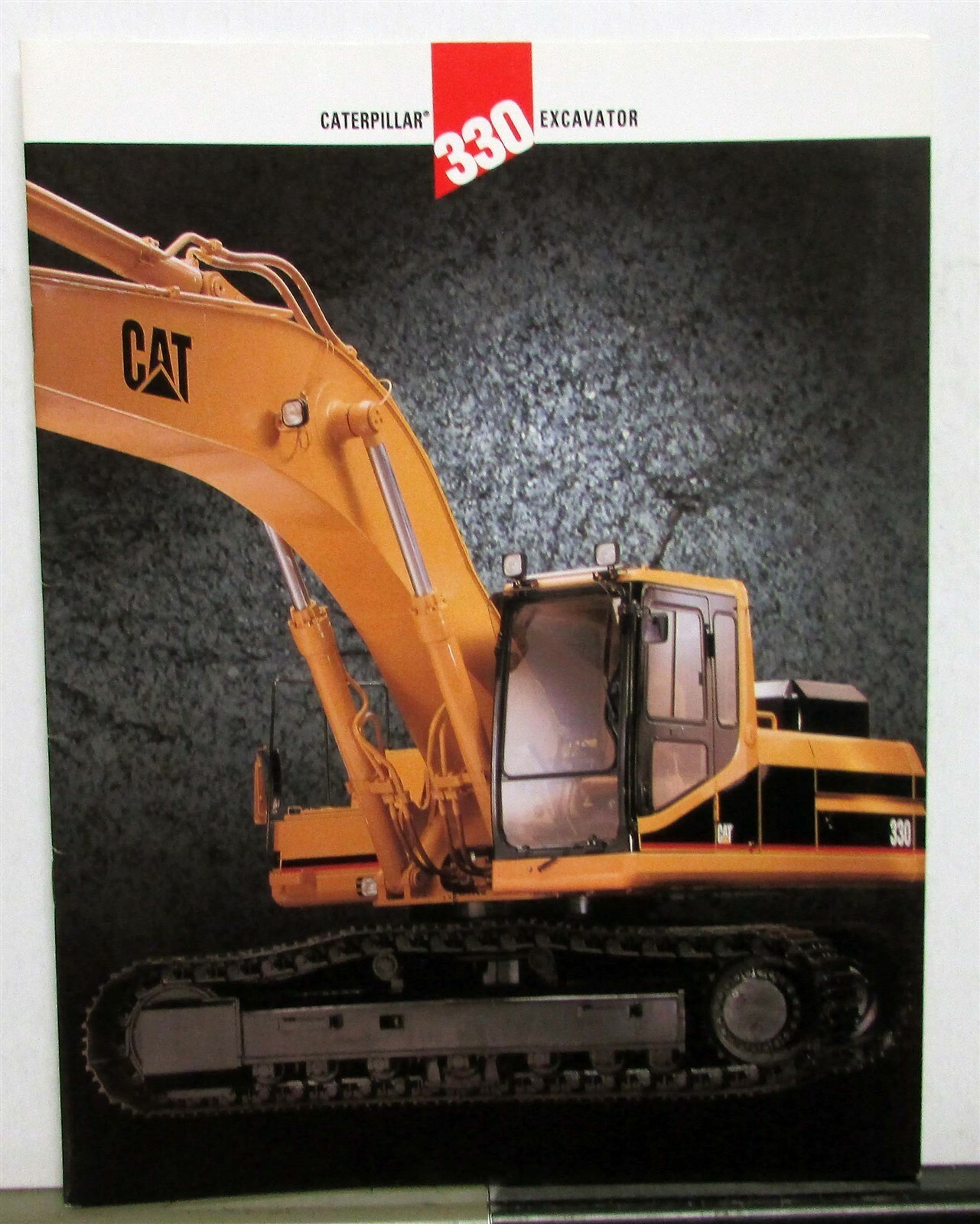 1992 Caterpillar 330 Excavator Specifications Construction Sale Brochure
