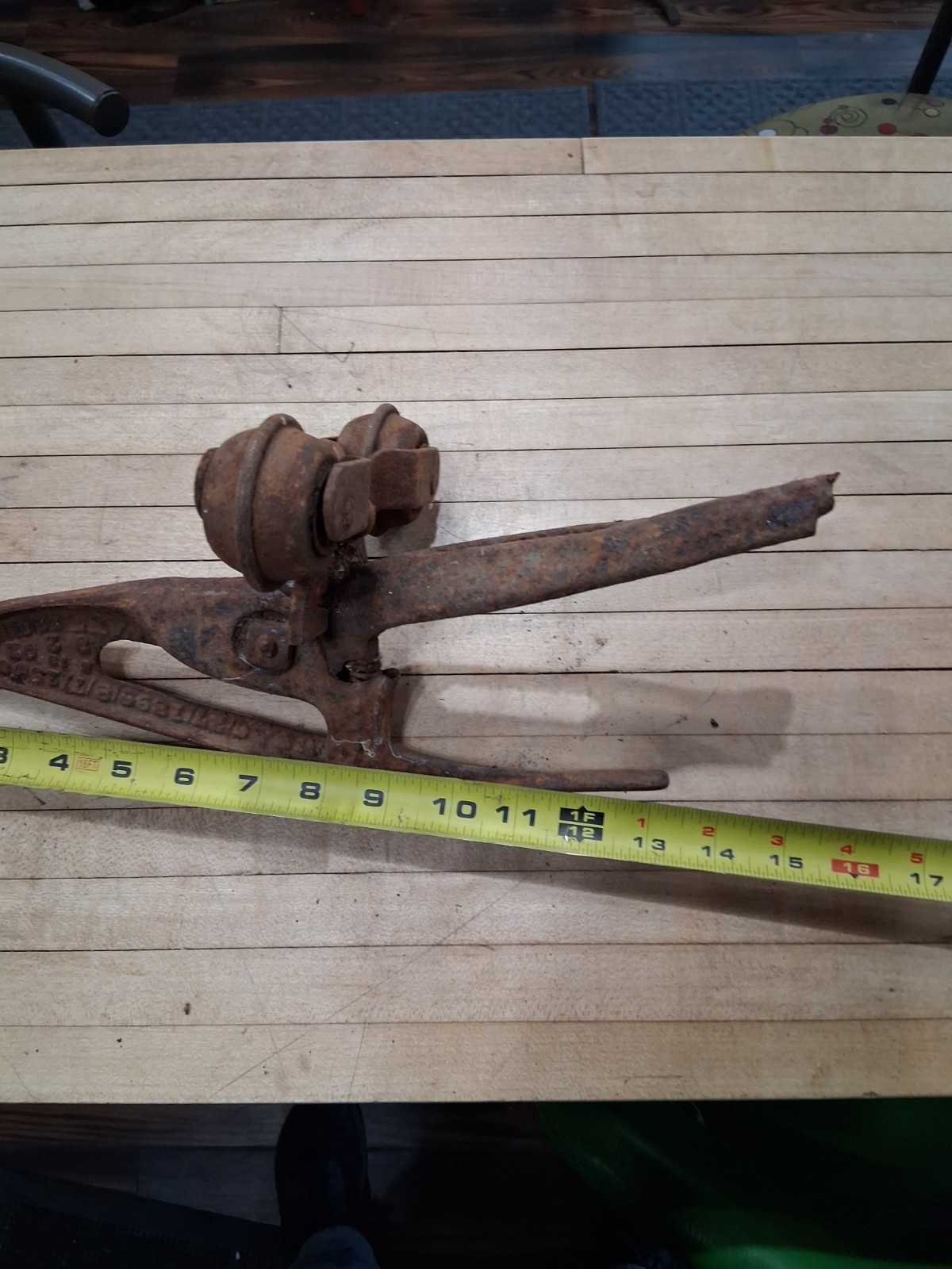 W Gatermann Mfg Crop Lifter Plow Point Manitowoc WI Farm Implement Antique