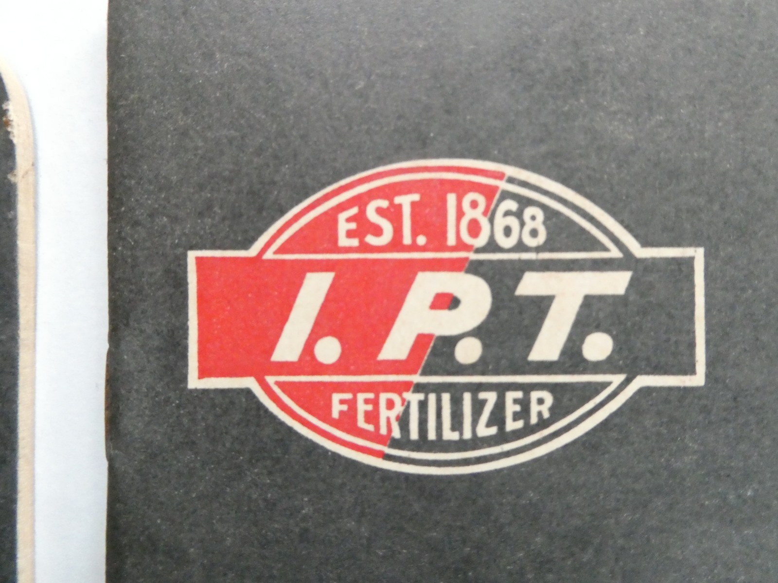 I.P.T. Fertilizer 4 1946 I.P. Thomas & Sons New Jersey Advertising Notebook