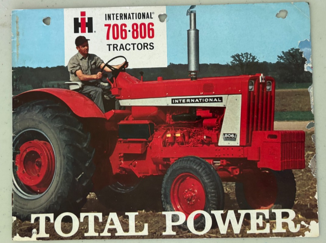 International Harvester 706 806 Tractor For 1964 Brochure DCPA26