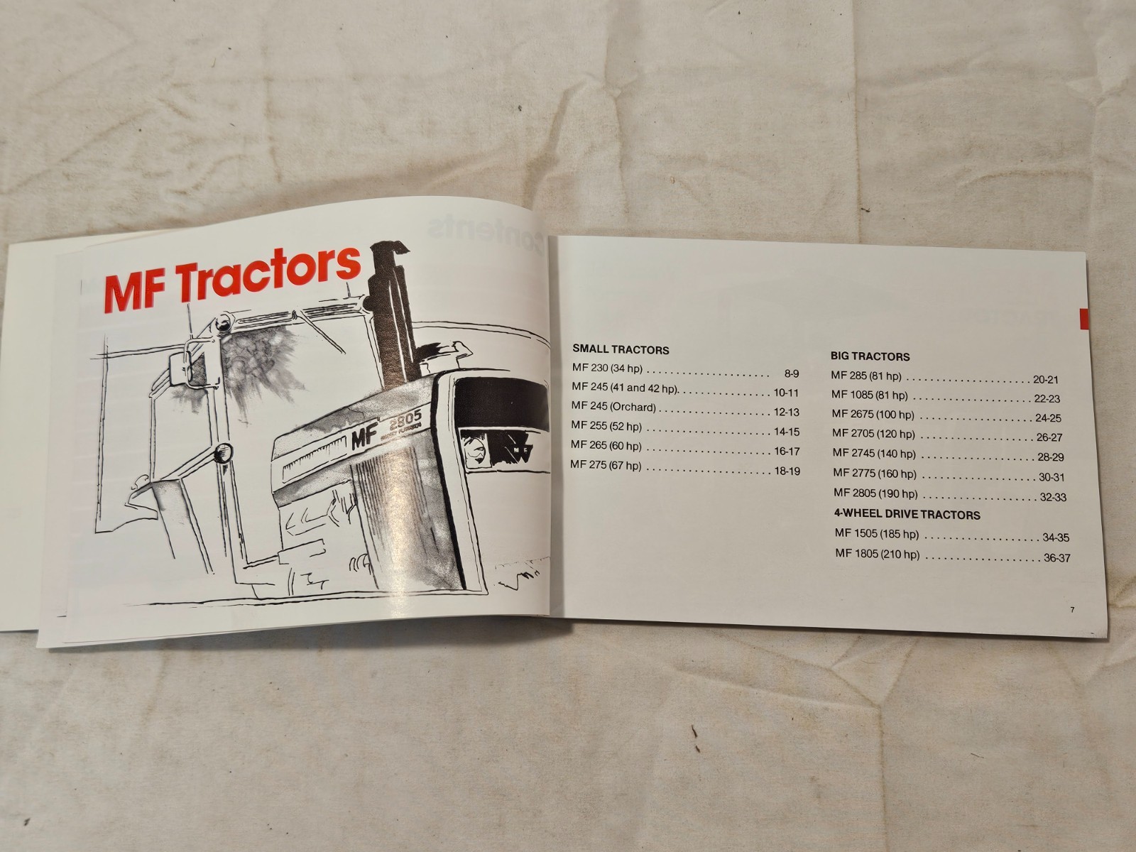 MASSEY-FERGUSON FARM MACHINERY GUIDE 1978 EDITION 212 PAGES