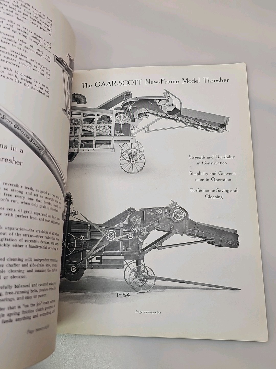 Gaar Scott Engine The Tiger Thresher Catalog Richmond INDIANA 1917