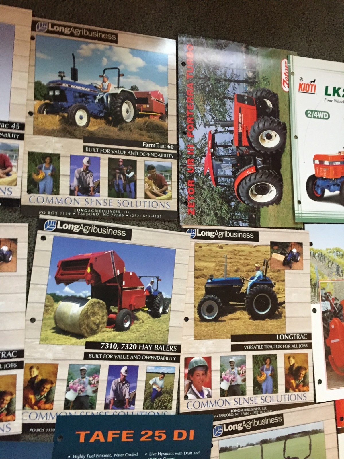 MASSIVE Lot of 113 Mixed &Rare tractor & equipment brochures Literature