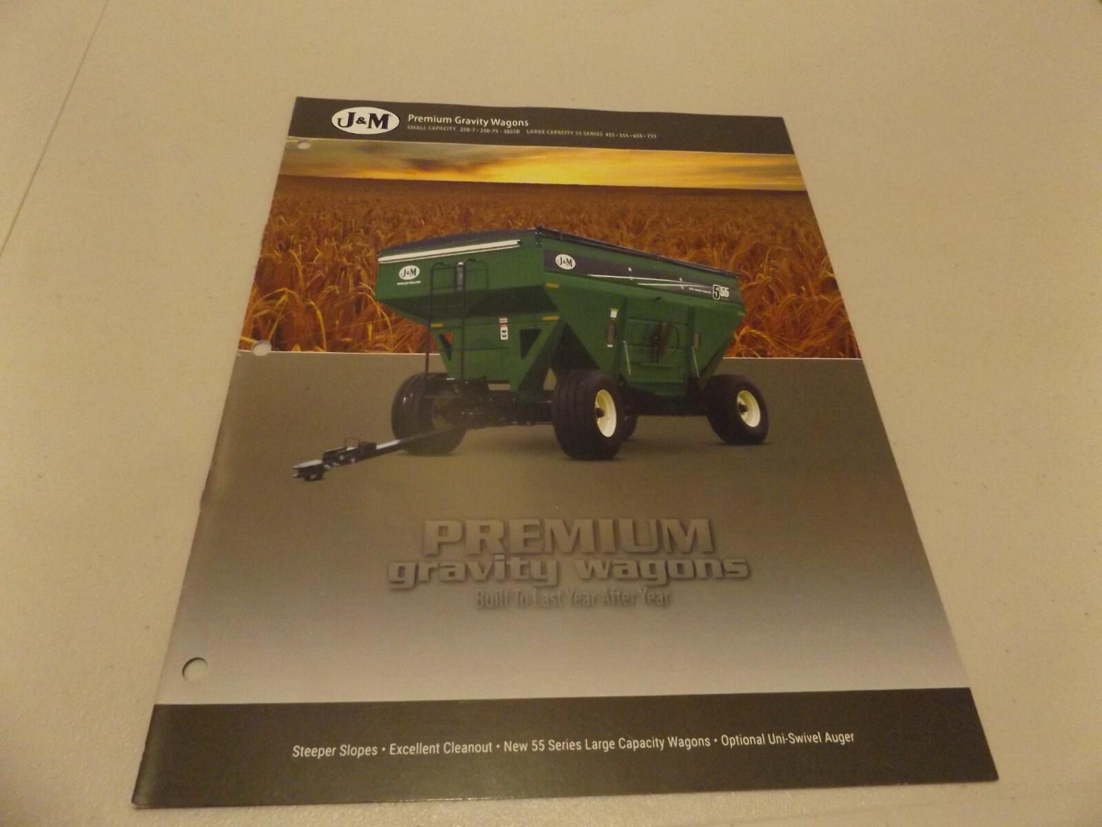 J & M PREMIUM GRAVITY WAGONS, LIT # Rev. 10-16 2016