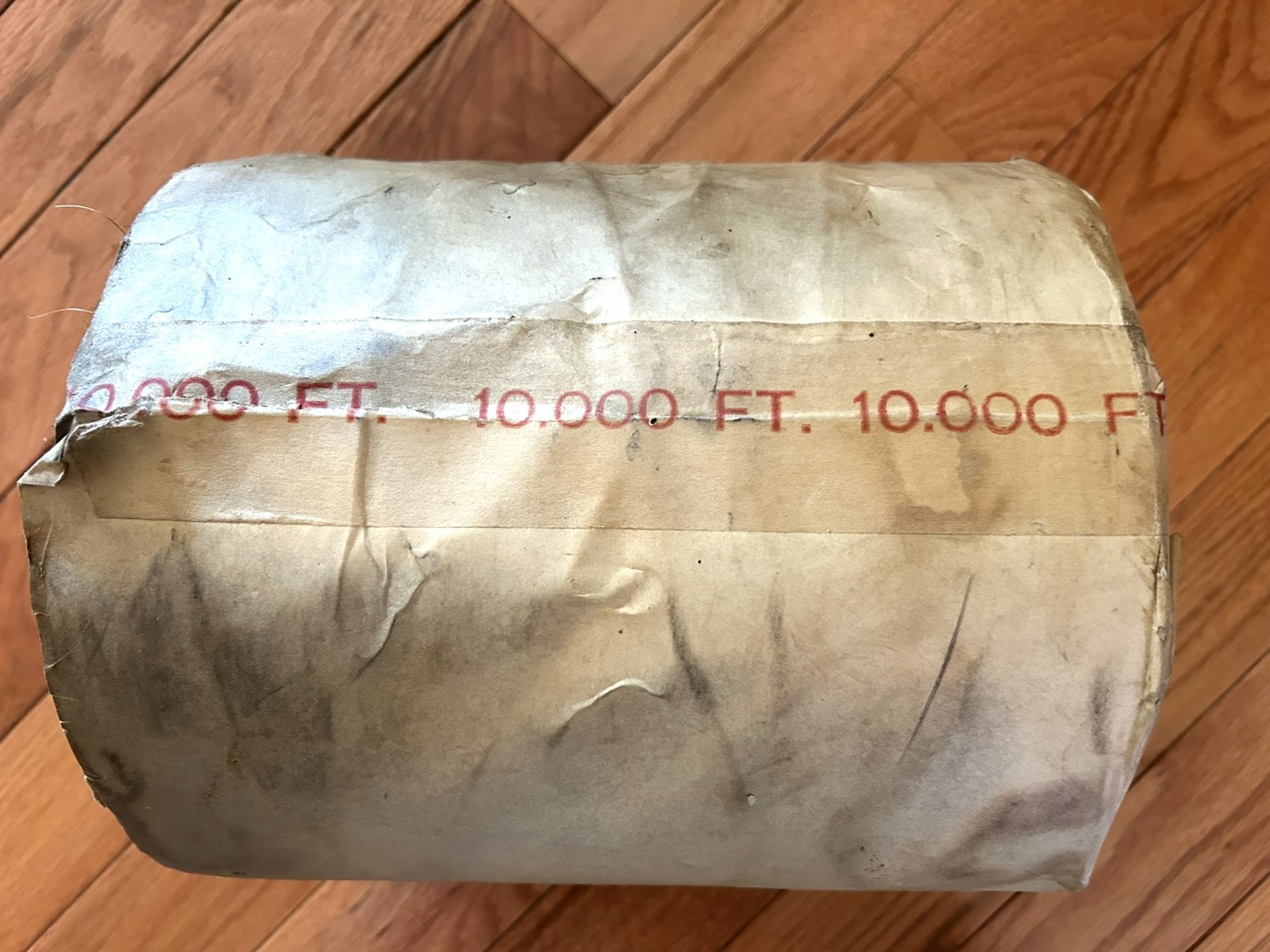 Vtg NOS Green Acres Baler Twine Unused Complete Ad Label 10,000 Feet Sisal Farm