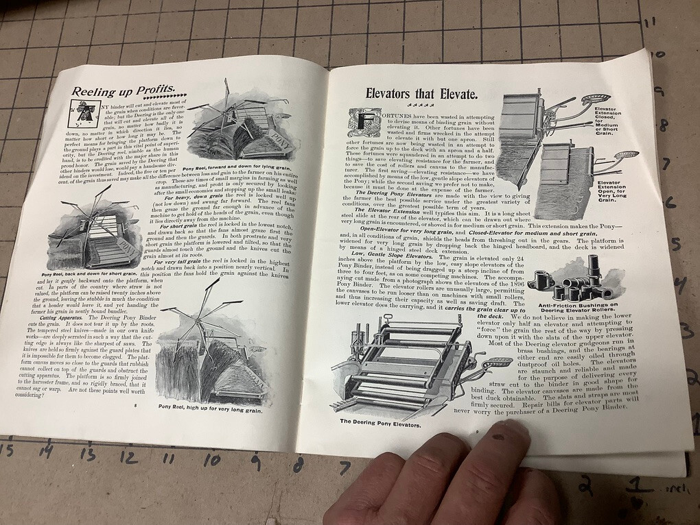 Original CATALOG –1890&rsquo;s ROLLER & BALL BEARINGS on the FARM 40pgs