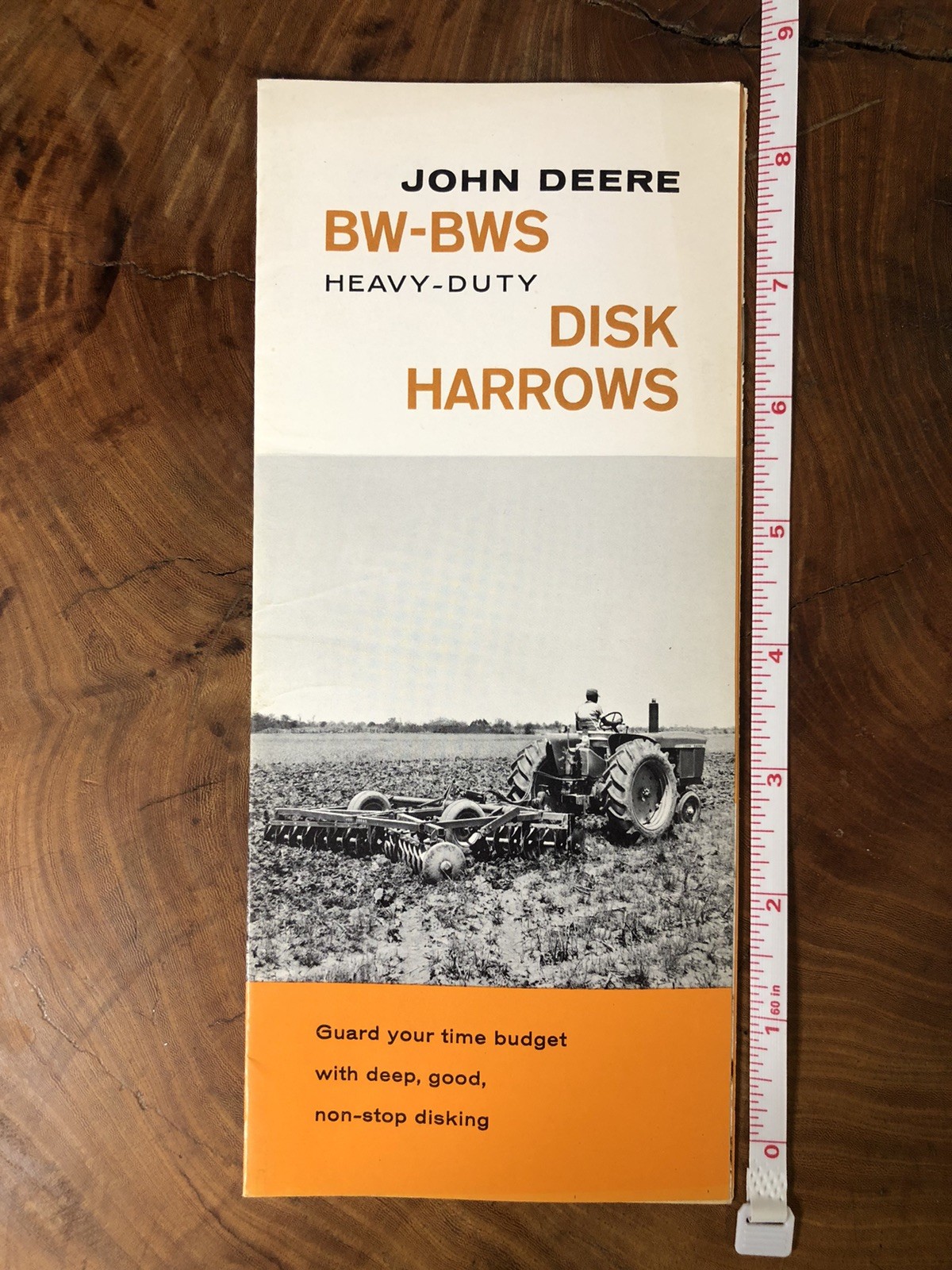John Deere BW BWS Disk Harrows For 1961 Brochure FCCA