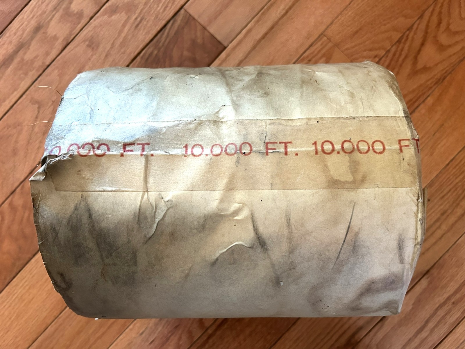 Vtg NOS Green Acres Baler Twine Unused Complete Ad Label 10,000 Feet Sisal Farm