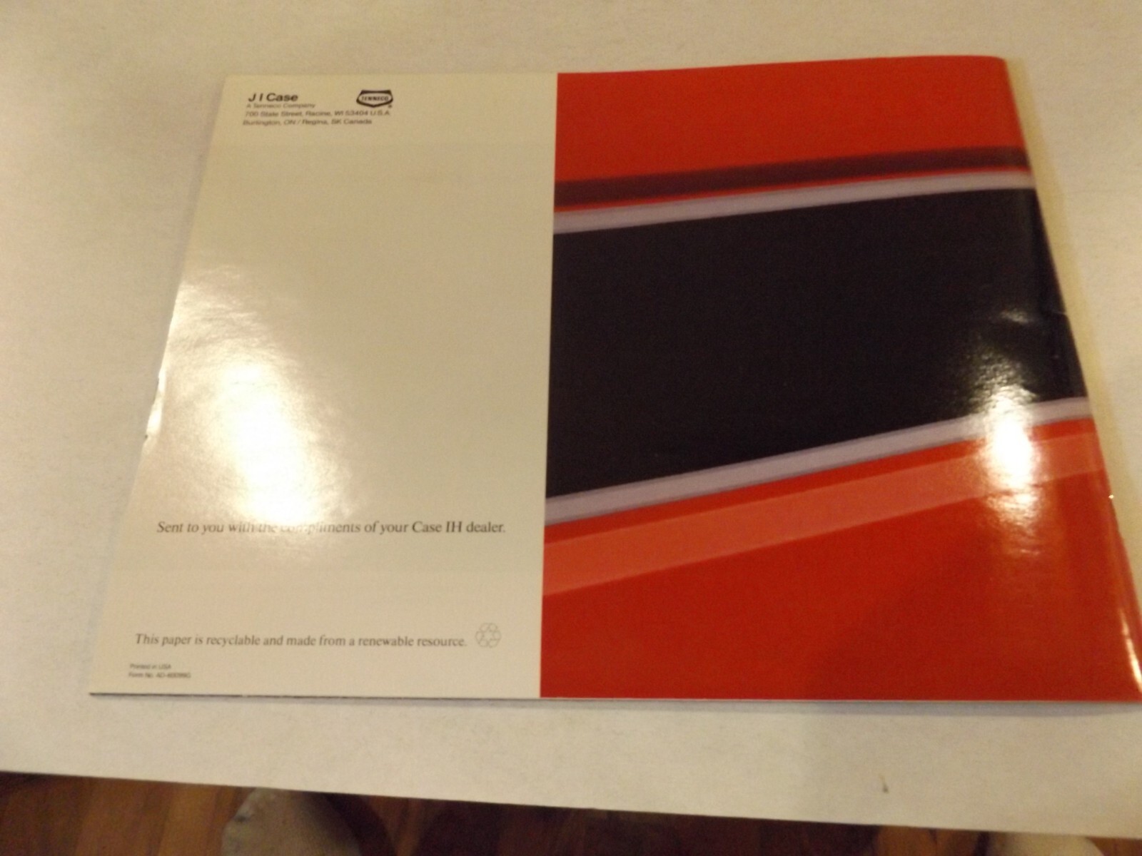 1991 CASE-IH FARM EQUIPMENT BUYER&rsquo;S GUIDE , LIT # AD-60099G