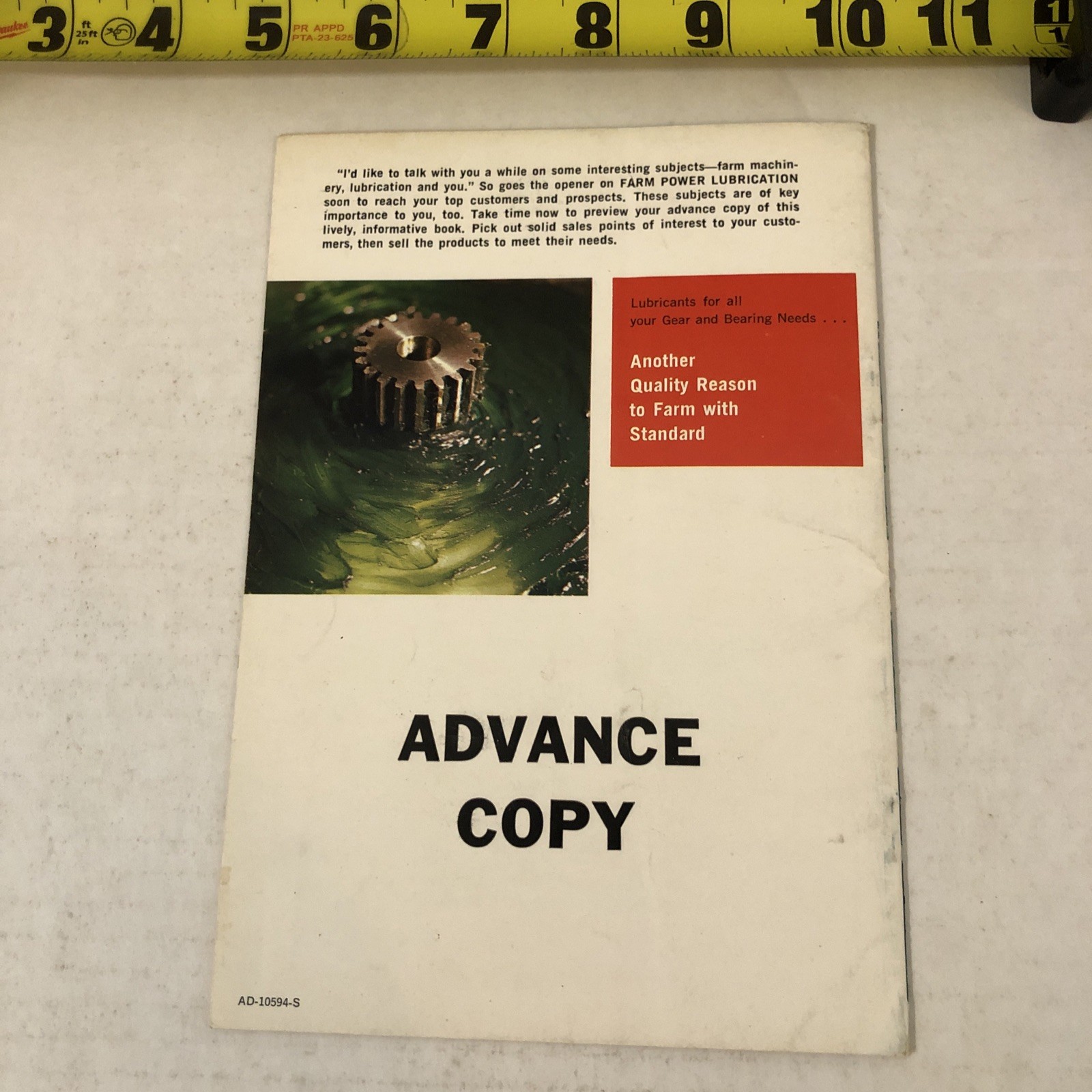 Rare 1968 John Deere 5020 / Standard Oil Company Catalog AD-10594-S