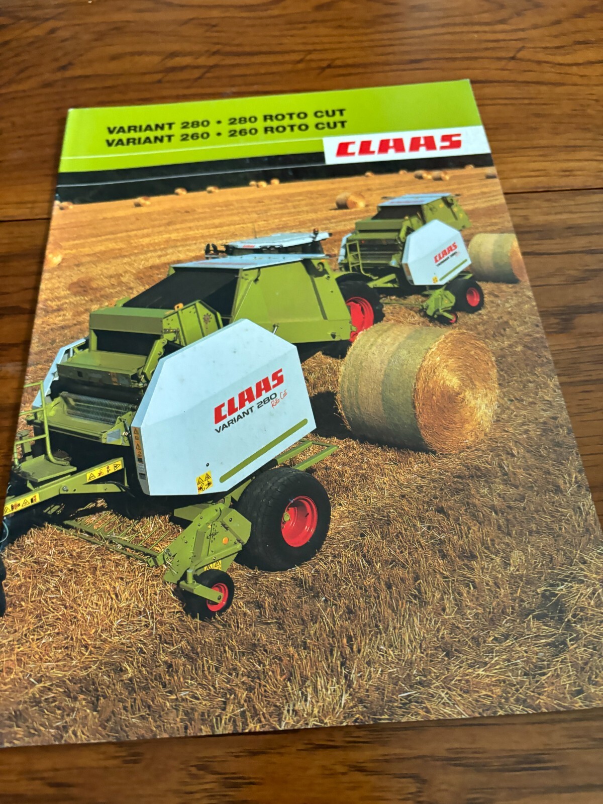 Claas Variant 260 280 Round Baler Brochure FCCA24