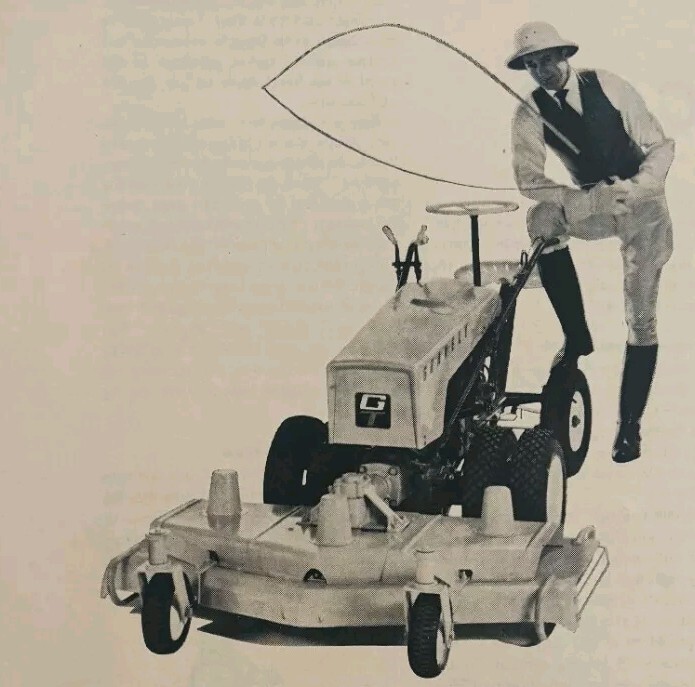 1965 Gravely Lawn Mower Riding Tractor Advertisement Outdoor Care DWLL7