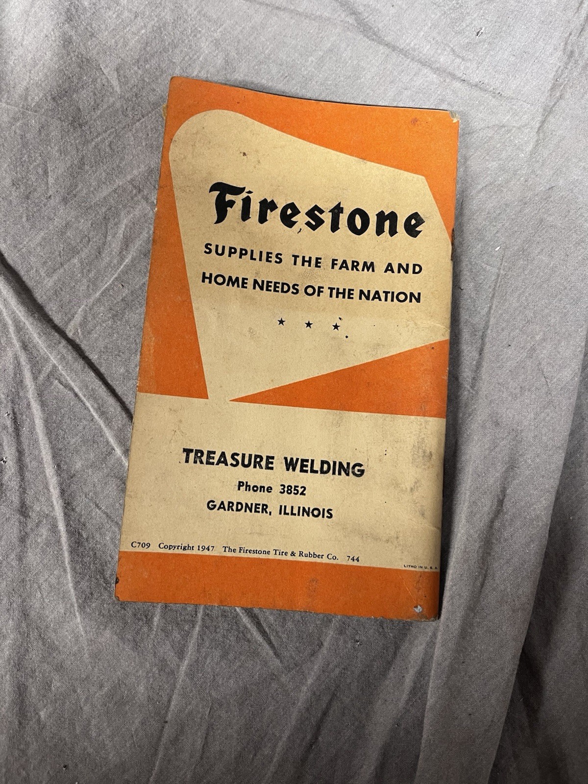 Vintage 1947 Firestone Farm Guide Brochure Farm Advertising Booklet
