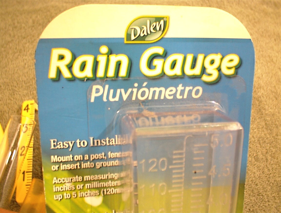 VINTAGE RAIN GAUGE FARMERS COOPERATIVE CO. GLIDDEN LIDDERDALE LANESBORO CARROLL