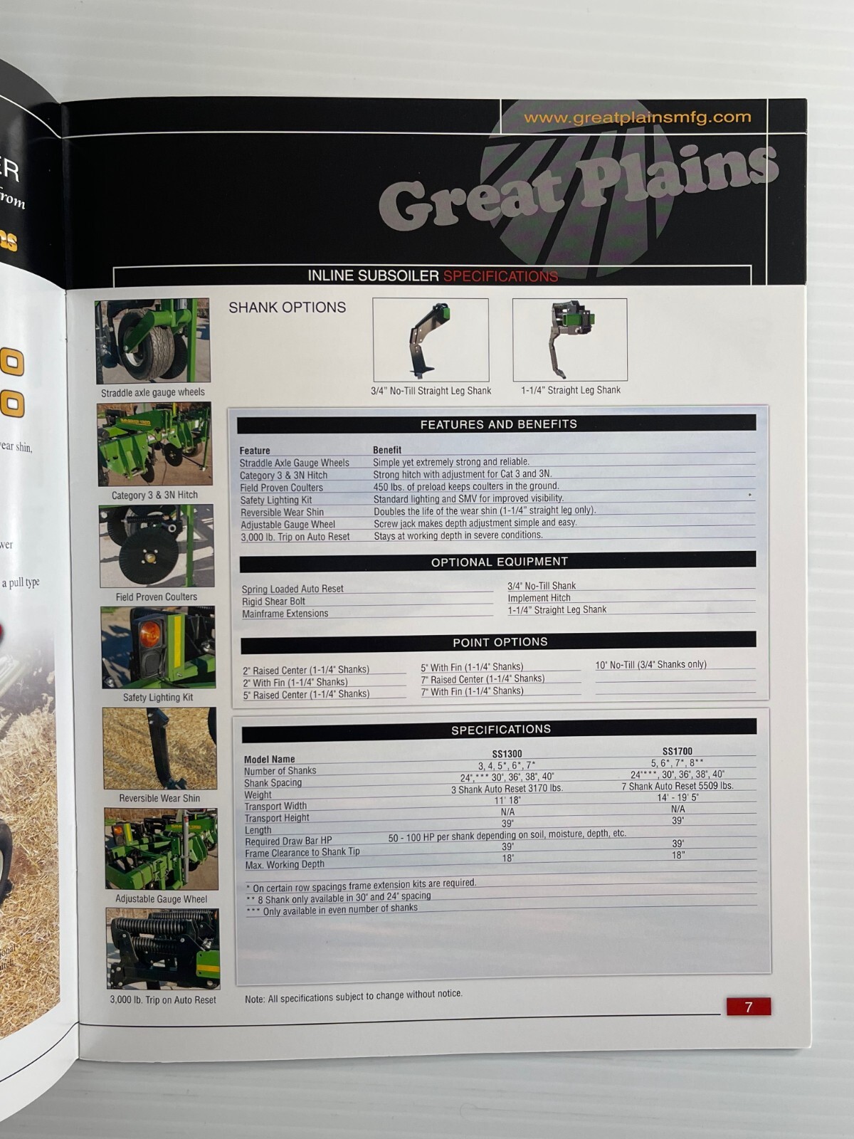 Great Plains – Conservation Tillage Sales Brochure *Original 2000s Brochure*